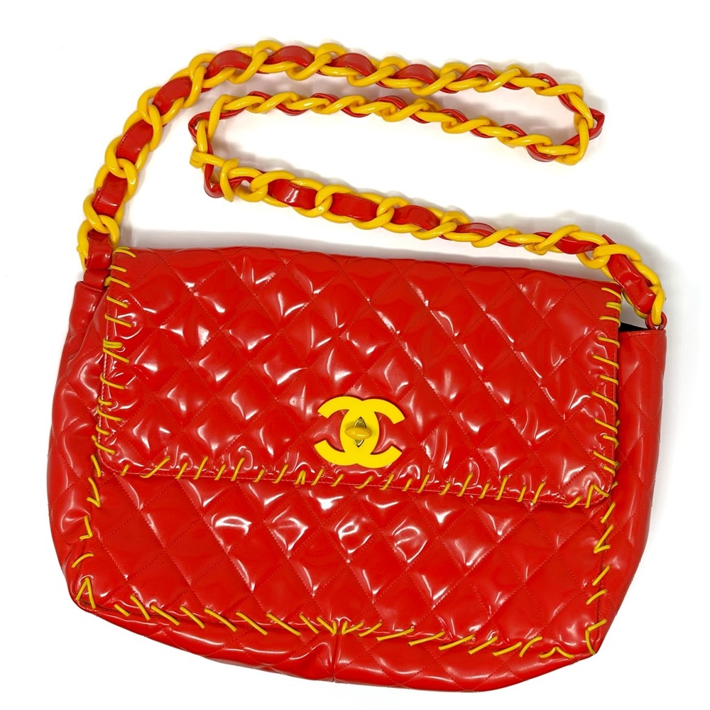 Limited Edition XL Patent Chanel Flap Bag (Collectors Dream)